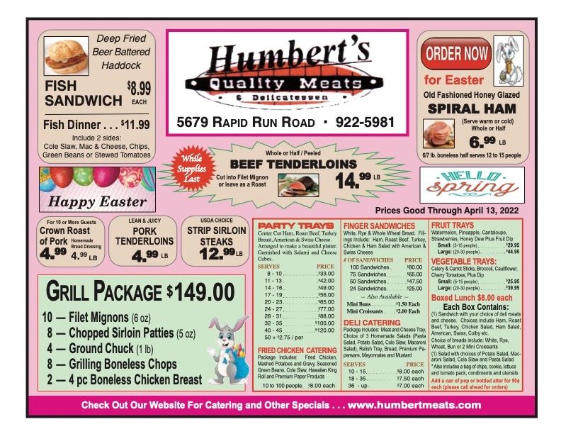 Humbert Meats Meat Market, Butcher Shop, Deli, Meat Market